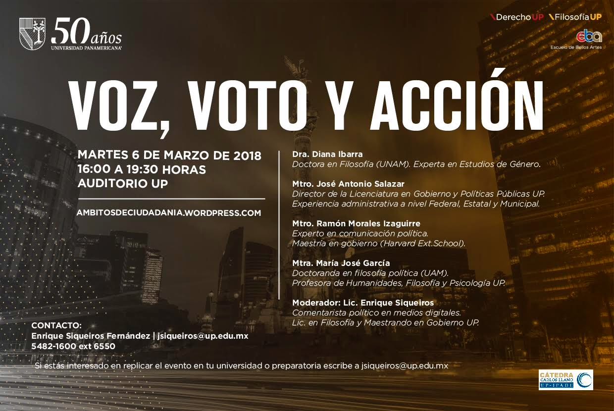 Voz2c Voto y Acción 2018 Postal Lanzamiento